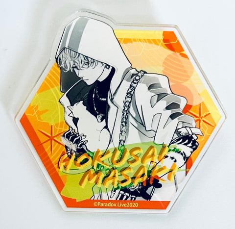 Paradox Live - Masaki Hokusai - Monotone Acrylic Badge - Paradox Live Monotone Acrylic Badge (Neo Gate)