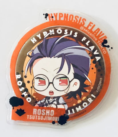 Hypnosis Mic -Division Rap Battle- - Tsutsujimori Roshou - Badge - Hypnosis Mic -Division Rap Battle- Chibi Chara Badge Collection Hypnosis Flava Ver. w/cover (Animate, Movic)