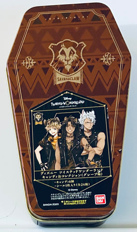 Twisted Wonderland - Candy Container - Disney Twisted Wonderland Candy Can Collection - Tin Box - Savanaclaw (Bandai)
