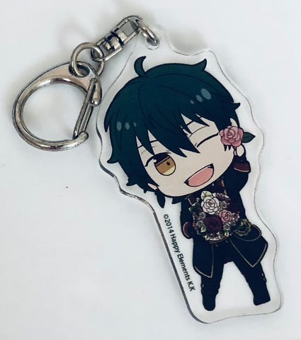 Ensemble Stars! - Kagehira Mika - Acrylic Keychain - Ensemble Stars! Trading Acrylic Keychain 2nd Anniversary ver.（B） - Ensemble Stars! × Animate Cafe 2 Shuunen Kinen! Collaboration Kaisai Kettei! - Keyholder (Animate)