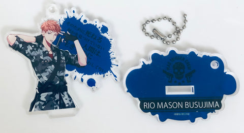 Hypnosis Mic -Division Rap Battle- - Busujima Mason Rio - Acrylic Stand - Acrylic Plate Keychain with Stand