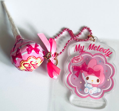 Sanrio Characters - My Melody - Acrylic Keychain - Sanrio Characters & Chupa Chups Acrylic Keyring Series 2