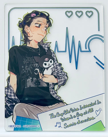 The Guy She Was Interested in Wasn't a Guy at All - Ki ni natteru Hito ga Otoko jyanakatta - Sanrio Characters - Kuromi - Koga Mitsuki - Acrylic Card - Ki ni natteru Hito ga Otoko jyanakatta x Sanrio Characters - Acrylic Card Blind (A3)