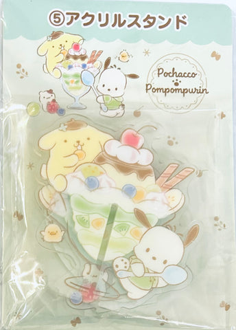 Pochacco - Pompompurin - Muffin - Pi-chans - Acrylic Stand - Pochacco Pompompurin Atari Kuji (5) - Sanrio Atari Kuji (Sanrio)