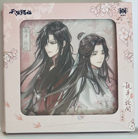 Heaven Official's Blessing - Tian Guan Ci Fu - Hua Cheng - Xie Lian - Square Can Badge - Tian Guan Ci Fu Zhi Shou Hua Jian Series (Starry)