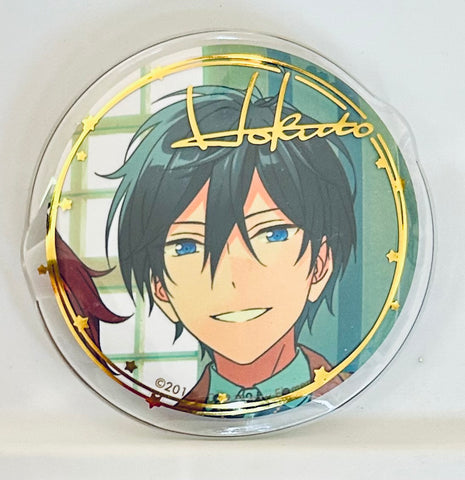 Ensemble Stars!! - Hidaka Hokuto - Can Badge with Gold Signature Cover - Ensemble Stars!! SMILE Character Badge Collection (Animate, Movic, Toy's Planning)