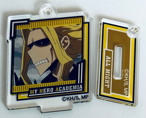 Boku no Hero Academia - All Might - Mini Acrylic Keyholder - Mini Acrylic Stand - Mini Stand Pop - Stand Mini Acrylic Keychain Boku no Hero Academia Vol.4 (Takara Tomy A.R.T.S)