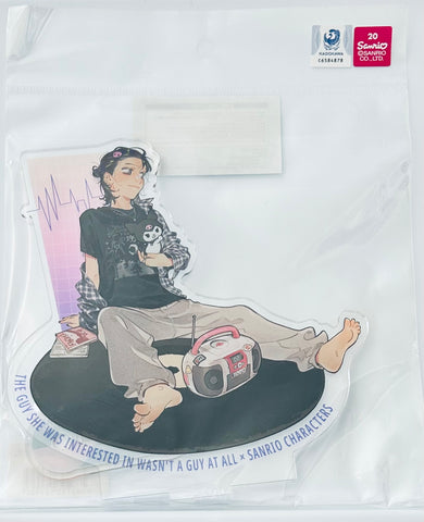 The Guy She Was Interested in Wasn't a Guy at All - Ki ni natteru Hito ga Otoko jyanakatta - Sanrio Characters - Koga Mitsuki - Kuromi - Acrylic Stand - Ki ni natteru Hito ga Otoko jyanakatta x Sanrio Characters (A3)
