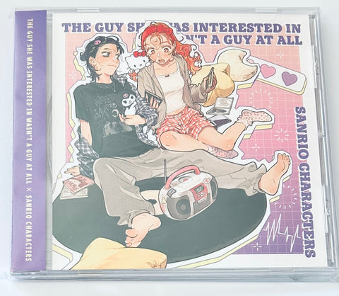 The Guy She Was Interested in Wasn't a Guy at All - Ki ni natteru Hito ga Otoko jyanakatta - Sanrio Characters - Hello Kitty - Koga Mitsuki - Kuromi - Oosawa Aya - CD Case Packed Memo - Ki ni natteru Hito ga Otoko jyanakatta x Sanrio Characters (A3)