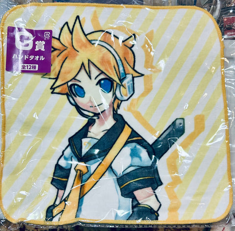 Piapro Characters - Kagamine Len - Mini Towel - Minna no Kuji - Minna no Kuji Hatsune Miku Towelfes! (G prize) (FuRyu)