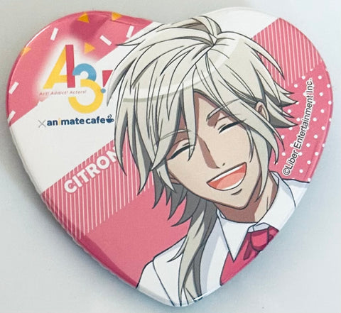 A3! - Citron - A3! x Animate Cafe - Heart Can Badge (Animate)