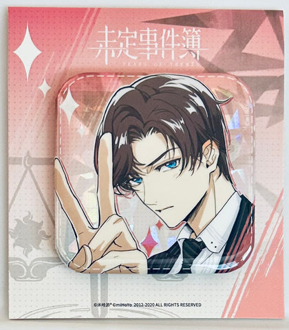 Tears of Themis - Artem Wing - Square Can Badge - Tears of Themis Encounter Series (miHoYo)