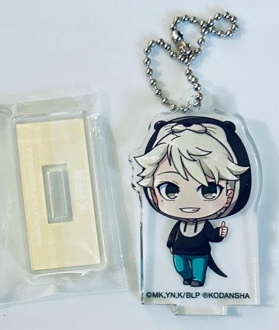 Blue Lock - Kira Ryousuke - Blue Lock x Tobu Zoo Collaboration Trading Chibi Chara Acrylic Stand Keychain ver. A - Chibi Chara - Standing Acrylic Keychain (Arma Bianca, Tobu Leisure Kikaku)