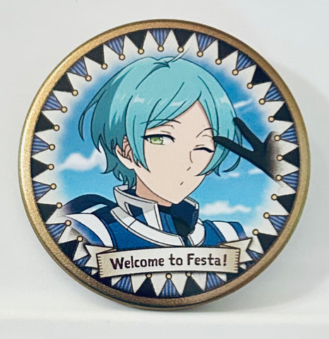 Ensemble Stars! - Shinkai Kanata - Can Badge - Welcome to Festa