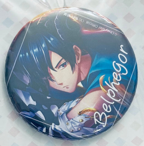 Obey Me! - Belphegor - Badge - Obey Me! Can Badge (Sun-Star Stationery, Tower Records)