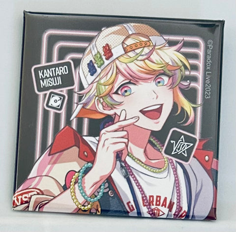 Paradox Live - Misuji Kantaro - Paradox Live Trading Square Can Badge -3rd Anniversary- Ver.2 - Square Can Badge (Animate, Avex Pictures)