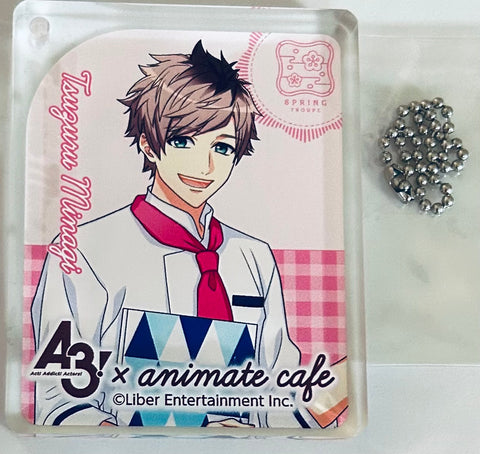 A3! - Minagi Tsuzuru - A3! x animate cafe - CoLotta Trading Acrylic Plate Keychain - A Group (Animate)