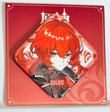 Genshin Impact - Diluc Ragnvindr - Square Can Badge (AIMON, IPSTAR)