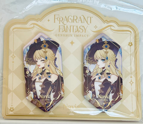 Genshin Impact - Navia Caspar - Badge (Set) - Genshin Impact Fragrant Fantasy Series (miHoYo)