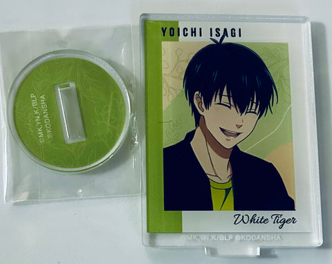 Blue Lock - Isagi Yoichi - Acrylic Stand - Blue Lock x Tobu Zoo Collaboration Kakioroshi Illustration Shiiku Gakari ver. Trading Acrylic Stand (Arma Bianca, Tobu Leisure Kikaku)