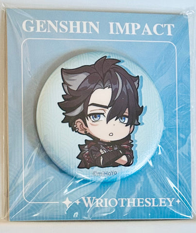 Genshin Impact - Wriothesley - Can Badge - Emoticon Series Pearl Craft Badge - Q Version (Mihoyo)