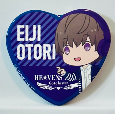 Uta no☆Prince-sama♪ - Ootori Eiji - Badge - Uta no Prince-sama HE☆VENS RADIO ～ Go to heaven ～ Trading Heart-shaped Can Badge