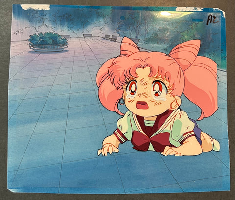 Sailor Moon - Chibiusa - Anime Cel w/Matching Background - Episode 85 - A2