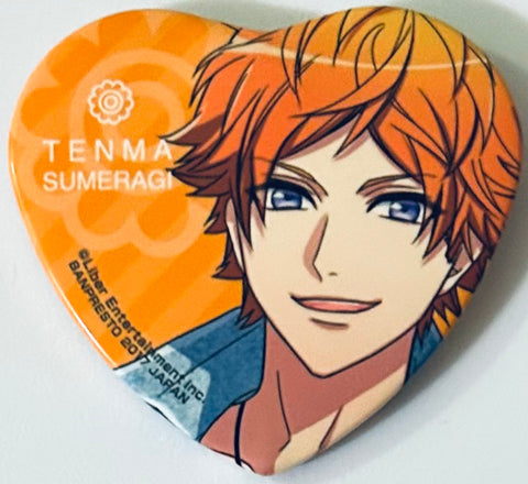 A3! - Sumeragi Tenma - Kotenma Heart-shaped can badge "Ichiban Cafe A3! ( Acely) - Kanpai to "MANKAI Company"! ~" Drink order benefits