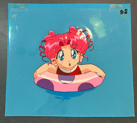 Sailor Moon - Chibi Chibi - Anime Cel w/Non Matching Background - B5
