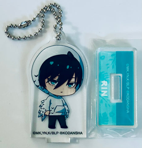 Blue Lock - Itoshi Rin - Blue Lock x Tobu Zoo Collaboration Trading Chibi Chara Acrylic Stand Keychain ver. B - Chibi Chara - Standing Acrylic Keychain (Arma Bianca, Tobu Leisure Kikaku)