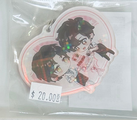 Mo Dao Zu Shi - Lan Wangji - Wei Wuxian - Ryoumen Hologram Keychain - Happy Valentine's ＆ White Day 2024 (Contents Seed, The Chara)