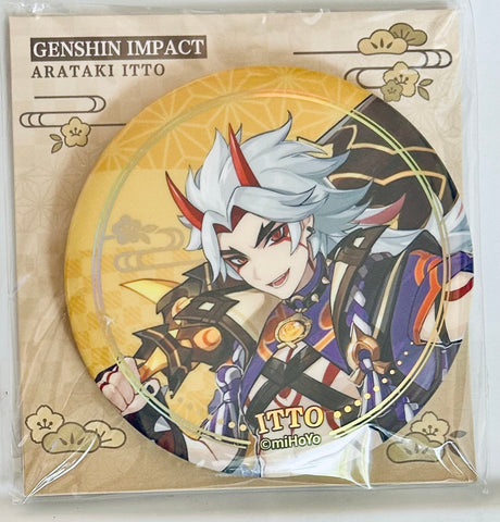 Genshin Impact - Itto - Can Badge - Inatsu Castle Theme Series (Mihoyo)