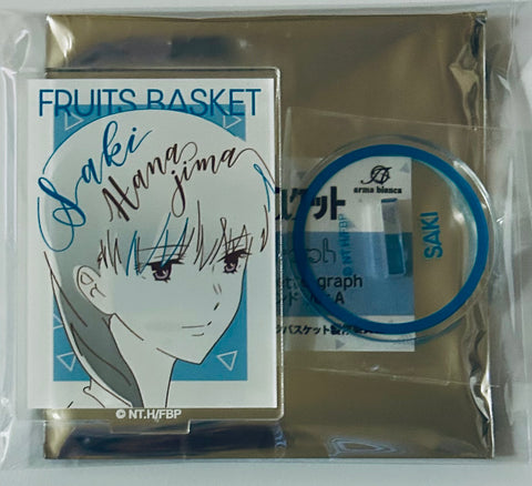 Fruits Basket - Hanajima Saki - Acrylic Stand - Fruits Basket Trading lette-graph Acrylic Stand ver.A - lette-graph Series (Arma Bianca)