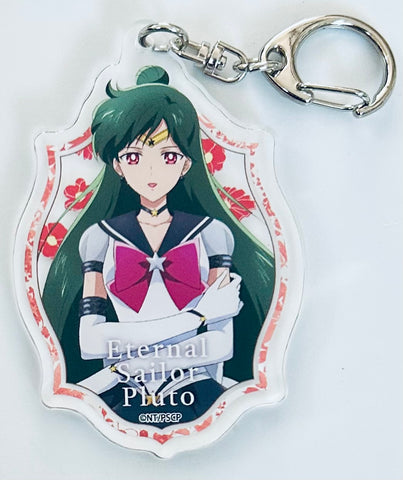 Gekijouban Bishoujo Senshi Sailor Moon Cosmos - Eternal Sailor Pluto - Acrylic Keychain - Hana Biyori Collab (Toei)