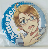 Hetalia World☆Stars - America - Badge - Hetalia World☆Stars Online Kuji ～Issho ni Gohan～ (D-4 Prize) - Kujibikido (Kadokawa)