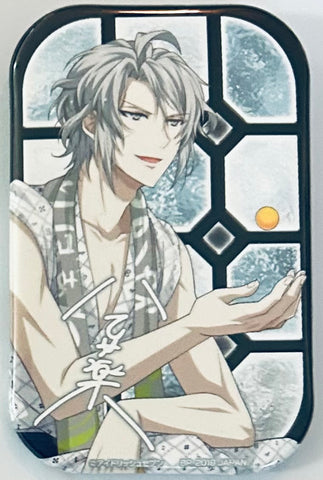 IDOLiSH7 - Yaotome Gaku - Square Can Badge - Amusement Ichiban Cafe Idolish Seven - Winter - vol.2 Square Can Badge Snow Scenery Journey