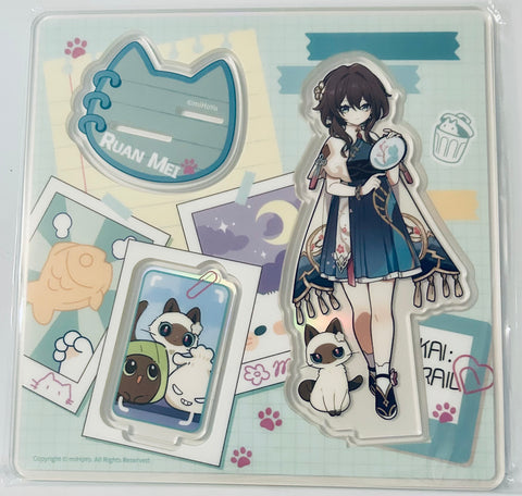 Honkai: Star Rail - Gray Bean Paste - Insighter - Ruan Mei - Acrylic Stand - Honkai: Star Rail Little Cat Series (miHoYo)
