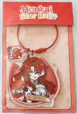 Honkai: Star Rail - Argenti - Acrylic Keychain - Honkai: Star Rail Little Cat Series (miHoYo)