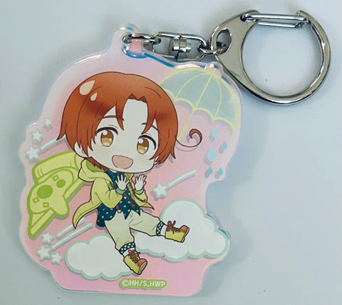 Hetalia World☆Stars - Northern Italy (Veneziano) - Aurora Acrylic Keychain - Dress Collection Mini - Hetalia World☆Stars Trading Aurora Acrylic Keychain Dress Collection Mini (D-Techno)