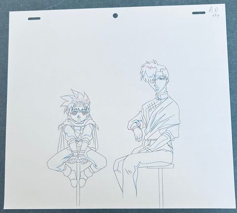 Saiyuki - Son Goku and Cho Hakkai - Douga - Episode ?? - A1Key Hold - Production Sketch