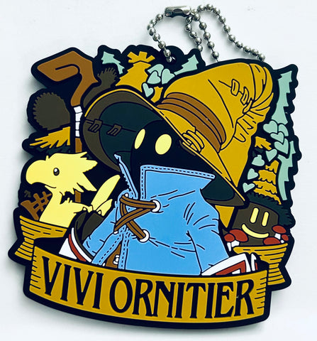 Final Fantasy IX - Vivi Orunitia - Final Fantasy IX 25th Anniversary Lottery (F Prize) - Rubber Keychain (Square Enix)