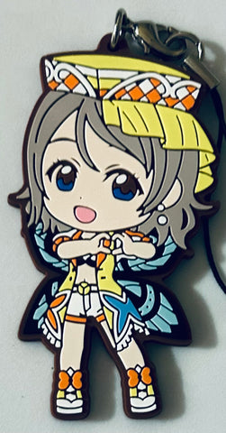 Love Live! Sunshine!! - Watanabe You - Aqours Kyun-Chara Illustrations Rubber Strap - Ichiban Kuji - Ichiban Kuji Love Live! Series 9th Anniversary - Kyun-Chara Illustrations - Rubber Strap - Mitaiken HORIZON ver. (Bandai Spirits)