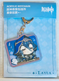 Genshin Impact - Layla - Acrylic Keychain - Keyholder - Emoticon Series Nahida Wanderer in Sumeru City Ver. - Q Version (Mihoyo)