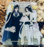 Er Ha He Ta De Bai Mao Shi Zun - The Husky and His White Cat Shizun - Mo Ran - Chu Wanning - Birthday Series Ver. - Glitter Quicksand Acrylic Ornament (NanManShe)
