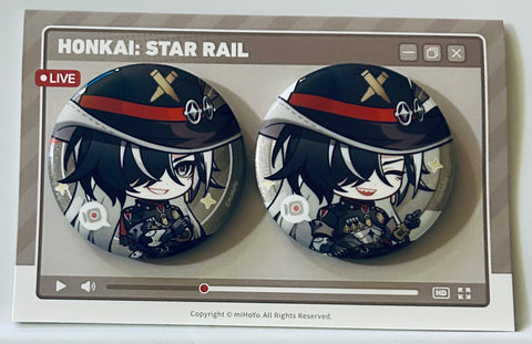 Honkai: Star Rail - Boothill - Badge (Set) - Honkai: Star Rail Owlbert's Studio (miHoYo)
