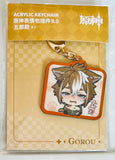 Genshin Impact - Gorou - Acrylic Keychain - Keyholder - Emoticon Series - Clothes Series - Q Version (Mihoyo)