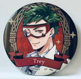 Twisted Wonderland - Trey Clover - Badge - Disney Twisted Wonderland Trading Can Badge (Lab Clothes ver.) (7-Eleven) BACK IS TARNISHED