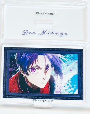Blue Lock - Mikage Reo - Acrylic Stand - Blue Lock Trading Grunge Canvas Acrylic Stand - grunge CANVAS (Arma Bianca)