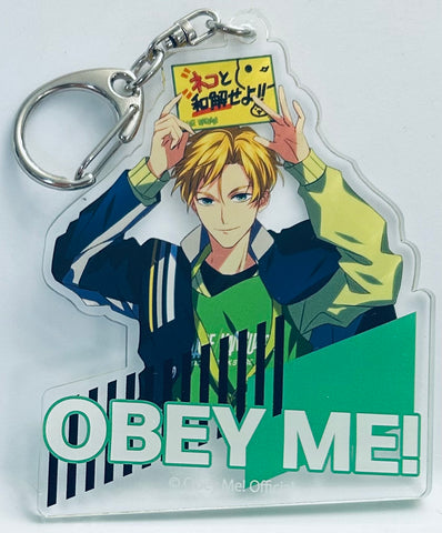 Obey Me! - Satan - Acrylic Keychain - Obey Me! Trading Acrylic Keychain (Village Vanguard)