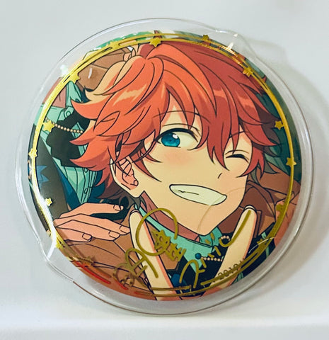 Ensemble Stars!! - Akehoshi Subaru - Can Badge with Gold Signature Cover - Ensemble Stars!! SMILE Character Badge Collection (Animate, Movic, Toy's Planning)